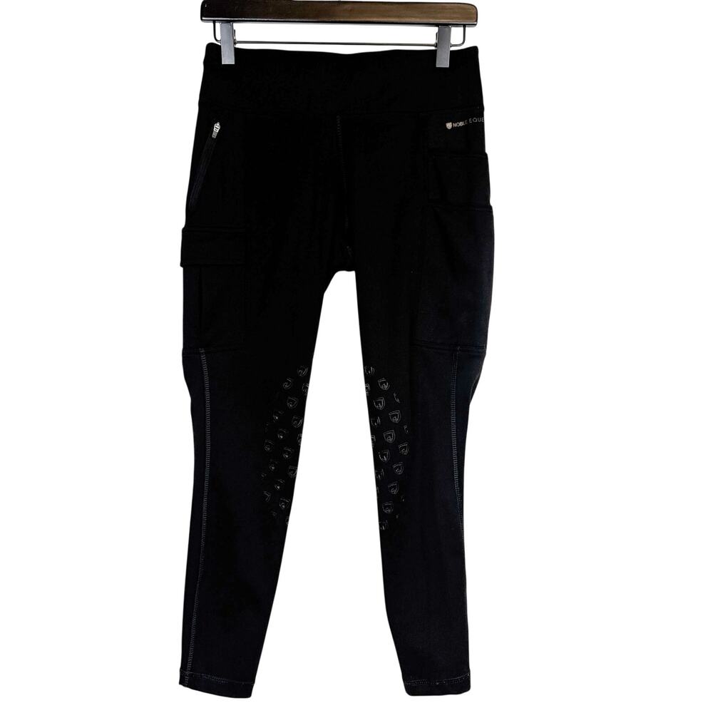 Noble Equestrian Womens Black Breeches Riding Pants Task Tight - M
